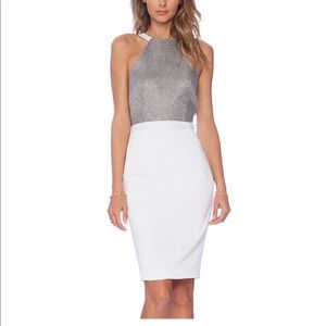 Asilio Buried Secrets Dress in Grey & White